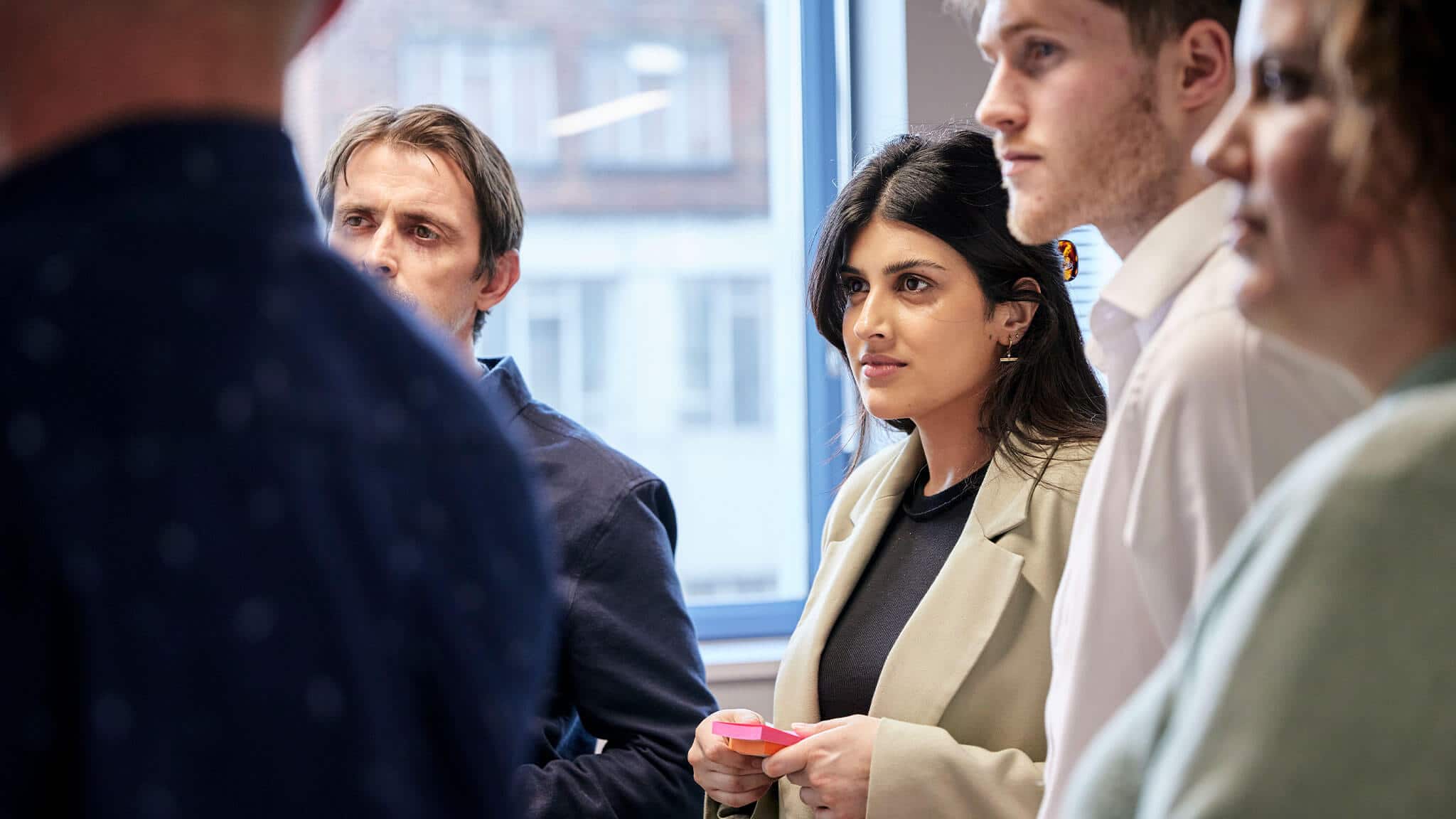 Rabia Rehman concentrating on presentation