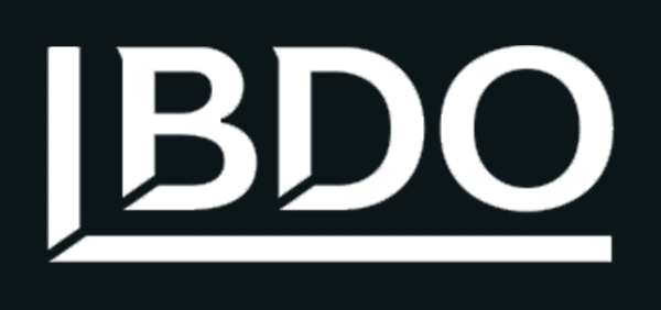 BDO logo on black background