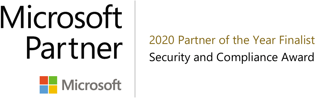 Microsoft partner award and 2020 partner finalist