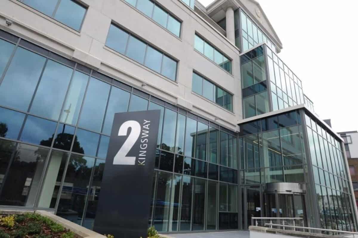 Our Cardiff office at 2 Kingsway